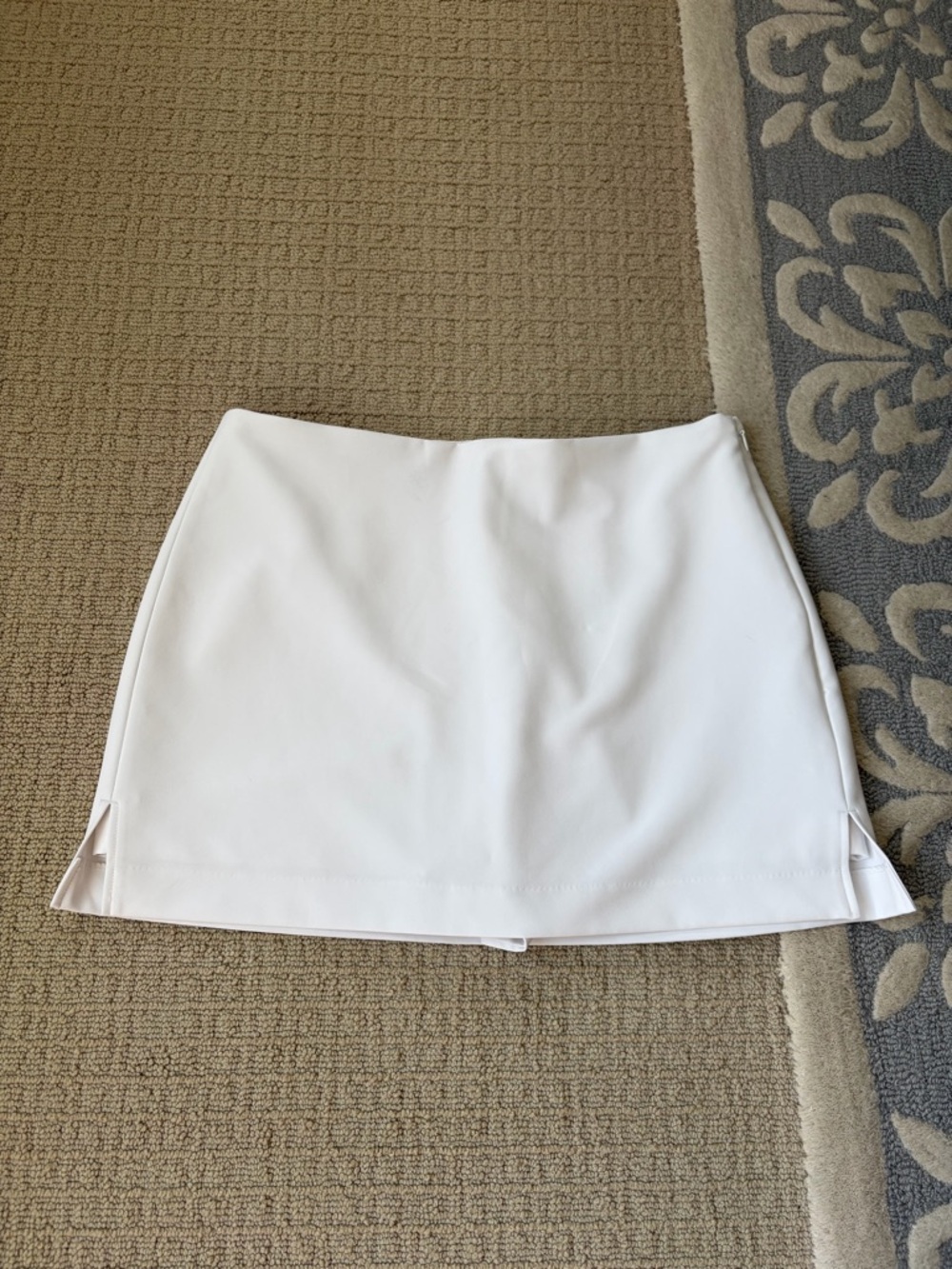 White Women's Mini Skort